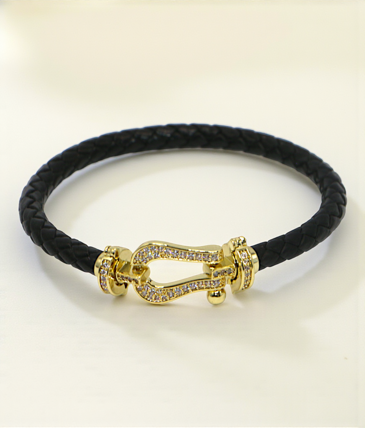 bracelet leather rope with stone china