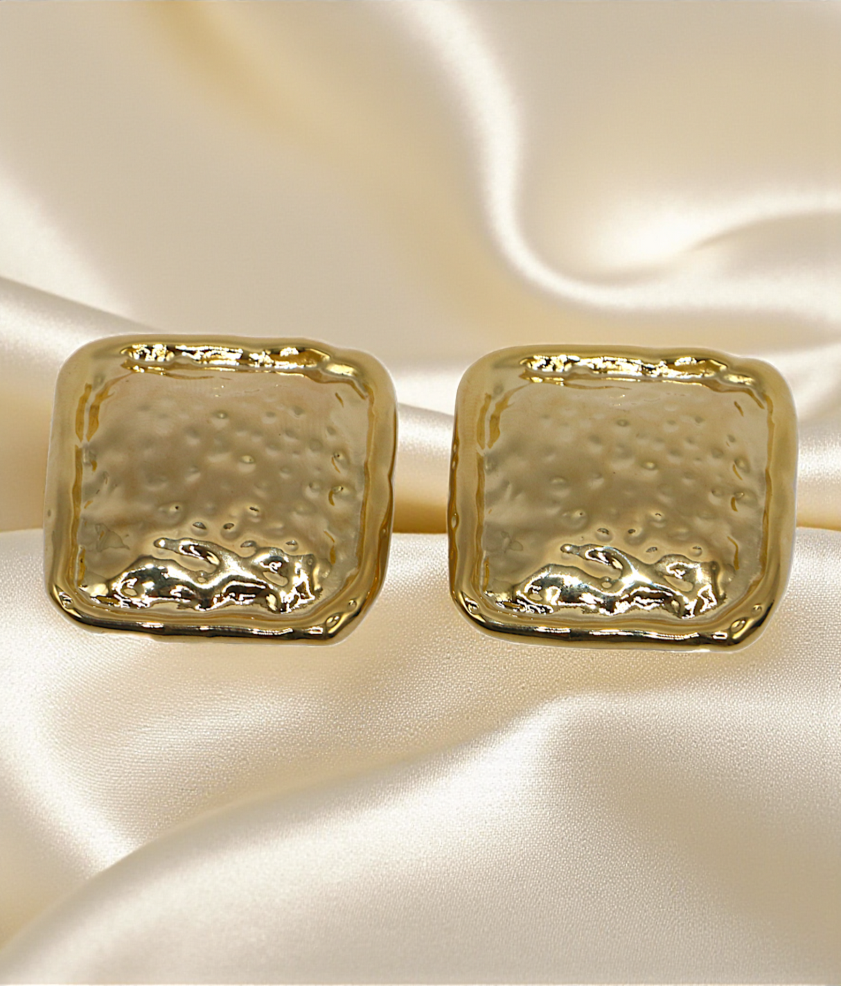 ear ring gold plated square shape china