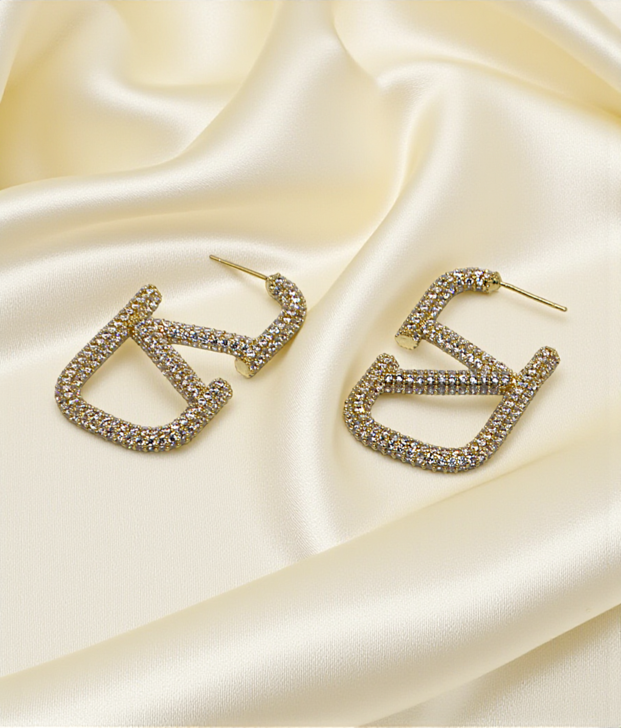 ear ring gold diamond stone china