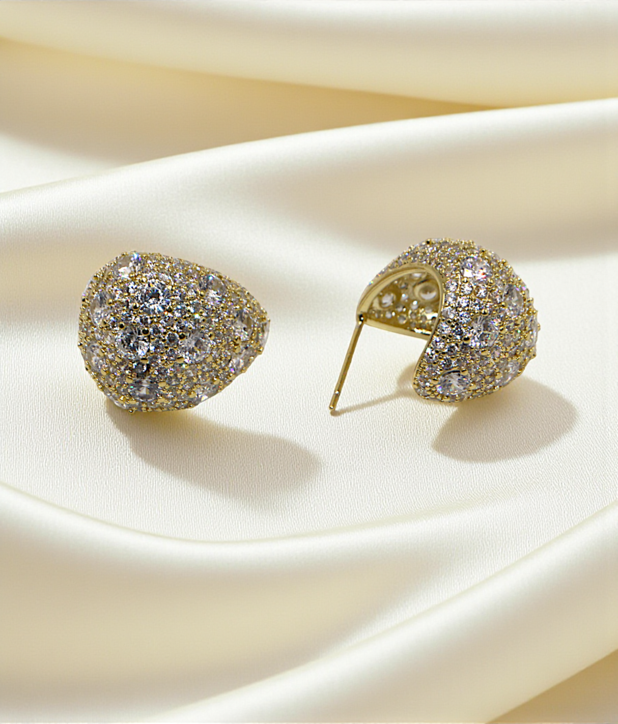 ear ring yellow gold diamond bali style china