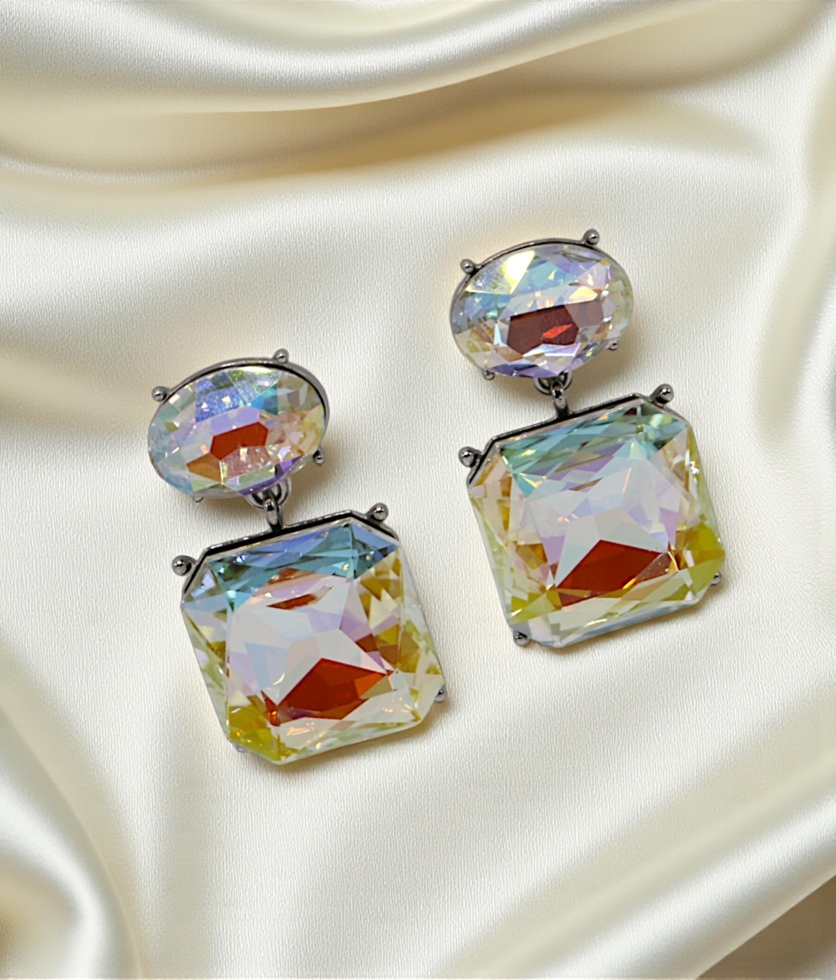 ear ring crystal luxury shiny with  colorful china