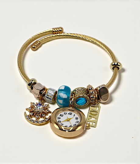 bracelet with watch gold plated china