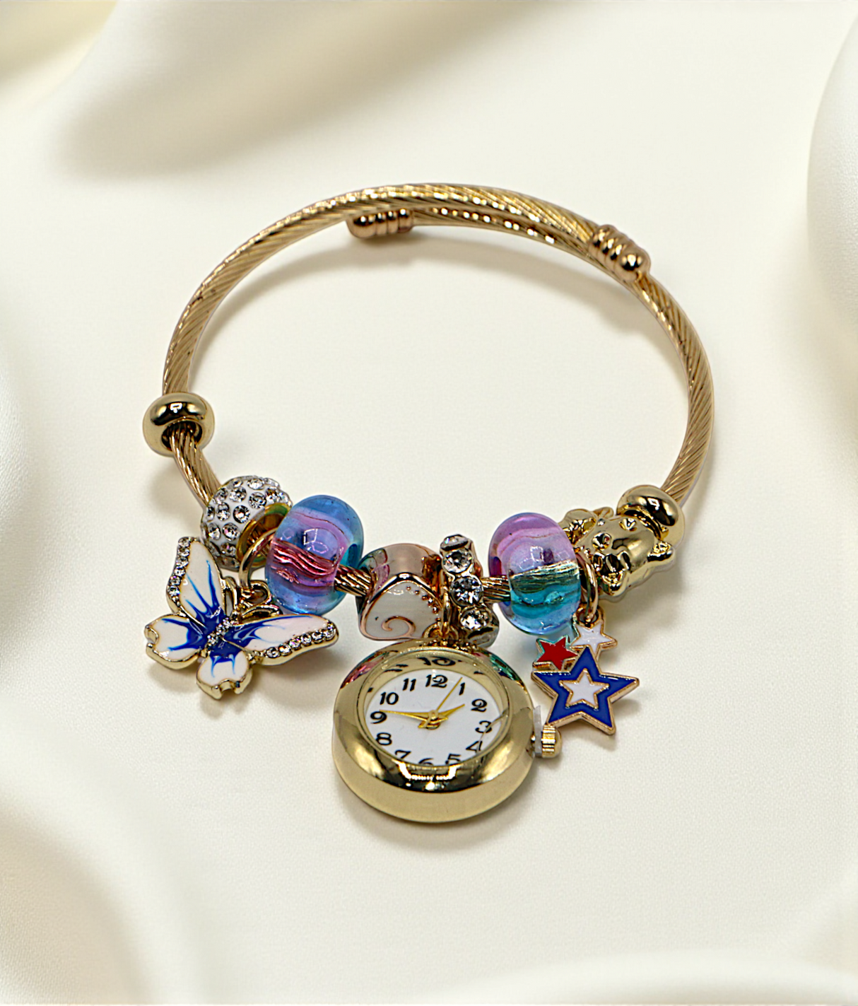 bracelet with watch gold plated china