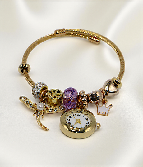 bracelet with watch gold plated china