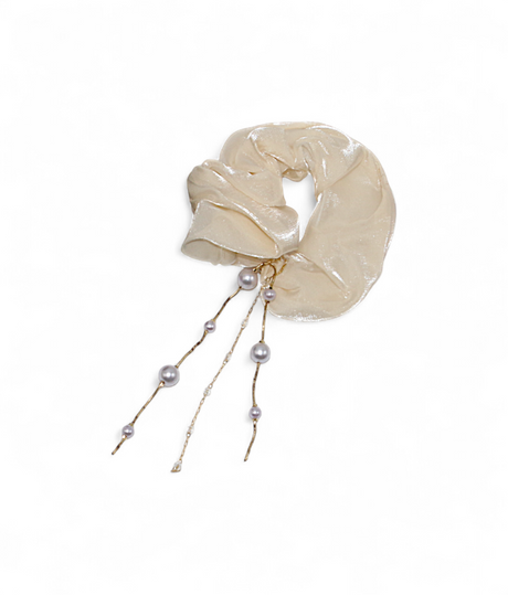 scrunchies mix color with pearls china