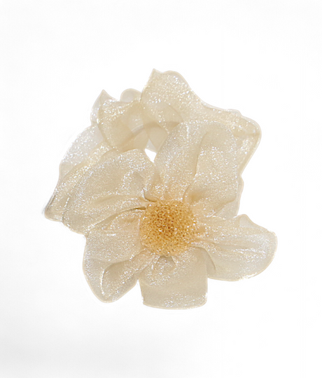 scrunchie mix color with organza flower pearls china