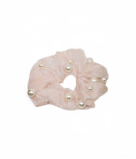 scrunchies mix color with pearls china