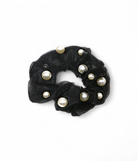 scrunchies mix color with pearls china