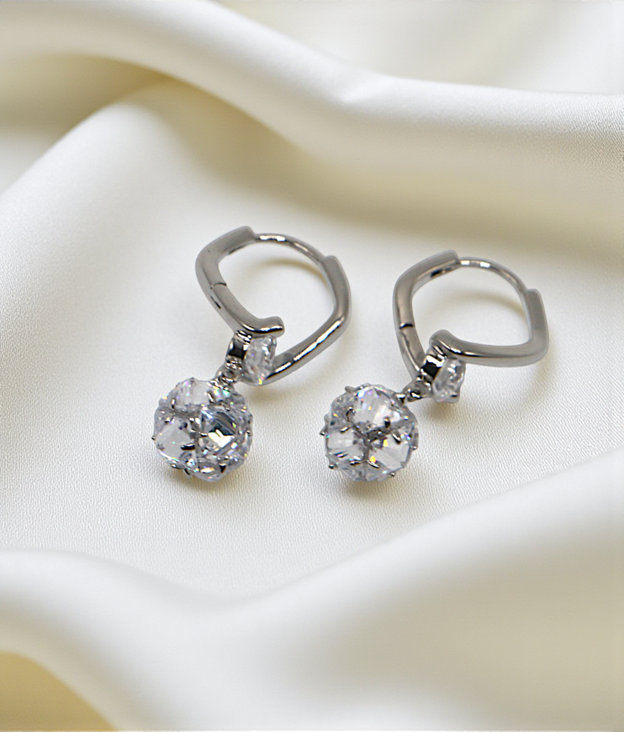 ear ring vintage silver ball shape bali style china
