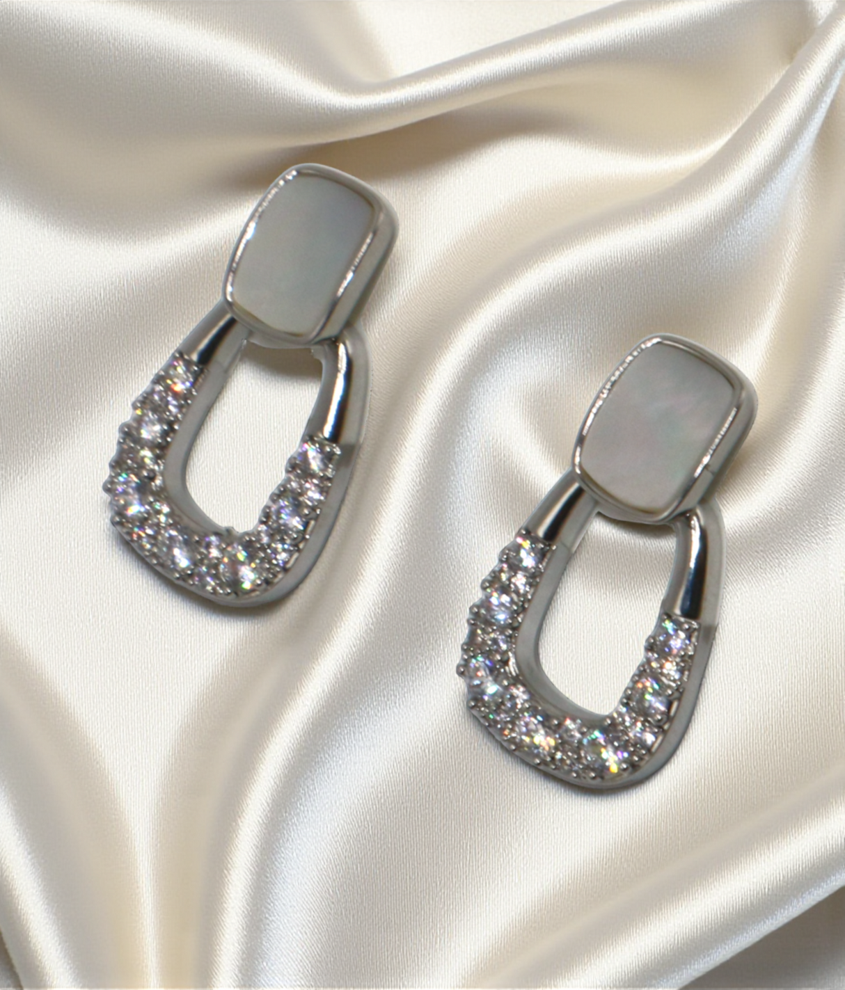 ear ring matel untique diamond stone china