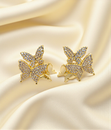 ear ring butterfly diamond stone stud china