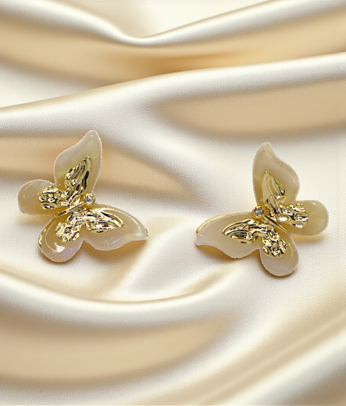 ear ring butterfly gold china
