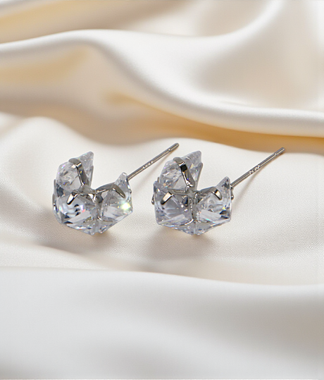 ear ring ball shape with diamond stone china