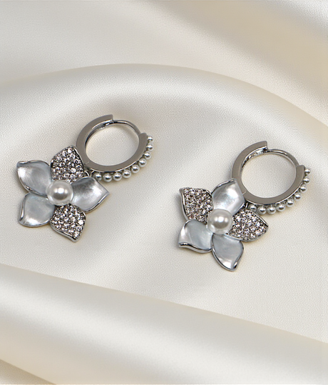 ear ring flower with daimond stone bali style china