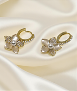 ear ring flower with daimond stone bali style china