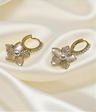 ear ring flower with daimond stone bali style china