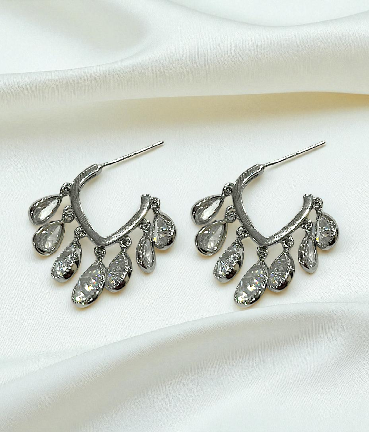 ear ring bali style with leaf stone china