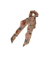 hair tie printed silk mix color