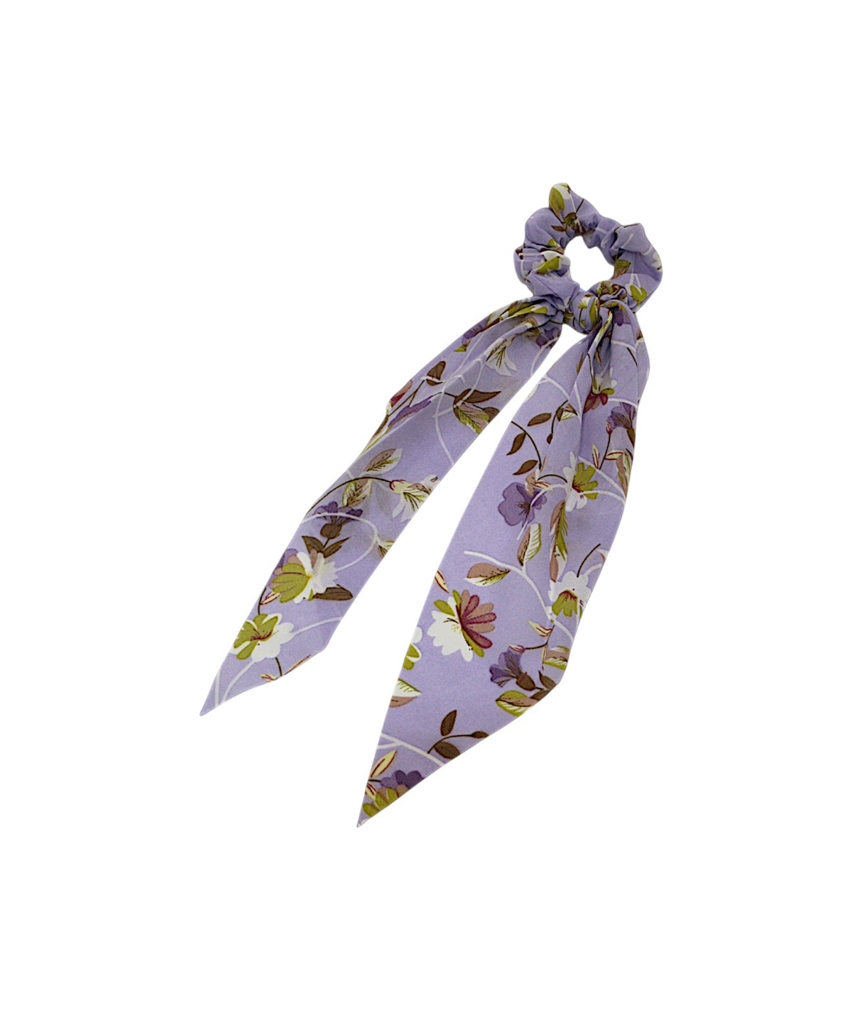 hair tie printed silk mix color