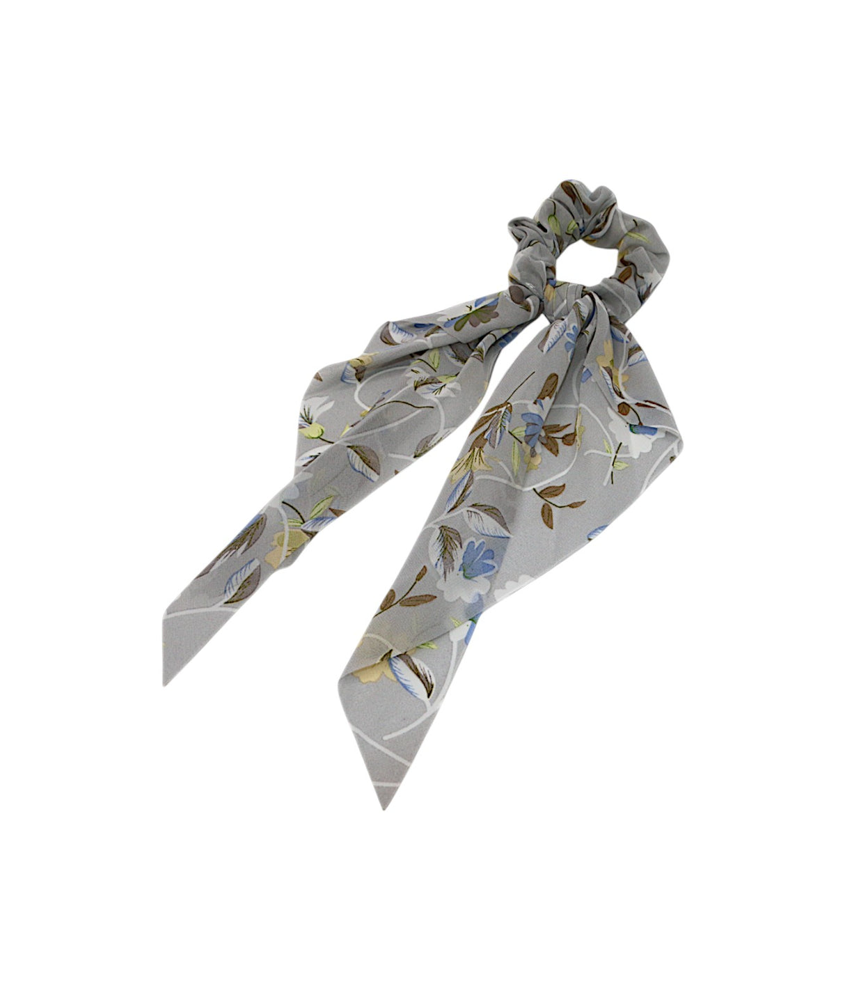 hair tie printed silk mix color