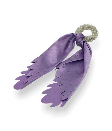 hair tie with pearls mix color