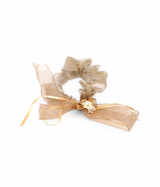 scrunchie mix color with organza bow pearls china