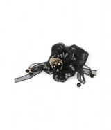 scrunchie mix color with organza flower pearls china