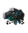 scrunchie mix color with organza flower pearls china