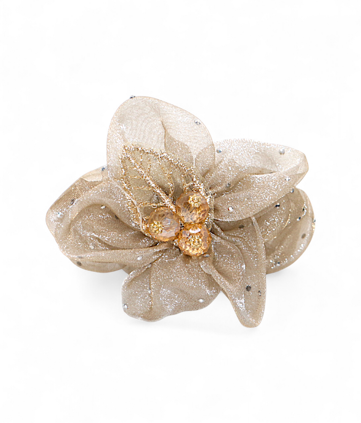 scrunchie mix color with organza flower pearls china