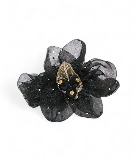 scrunchie mix color with organza flower pearls china