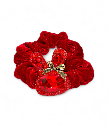 scrunchie mix color with valvet kitty bow china