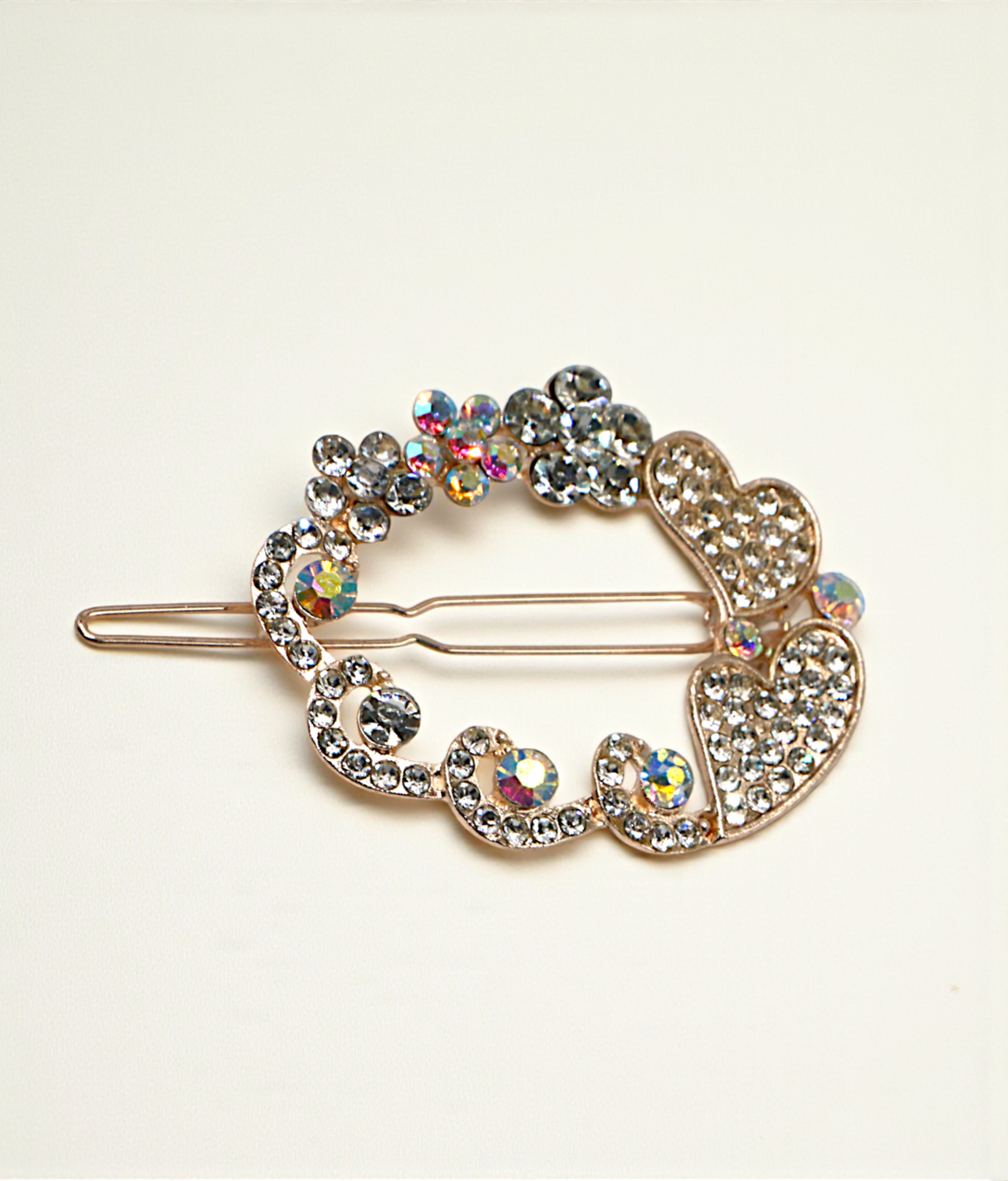 hair pin fancy heart