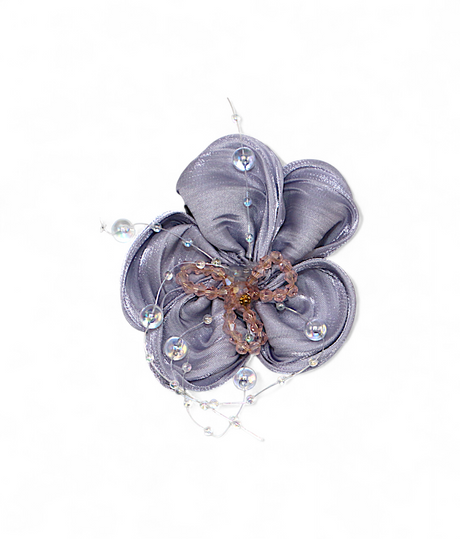 hair pin multi color flower and pearls china