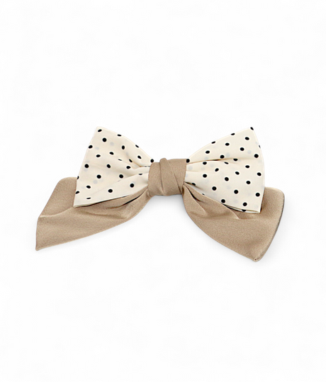 hair pin mix color bow dot print china