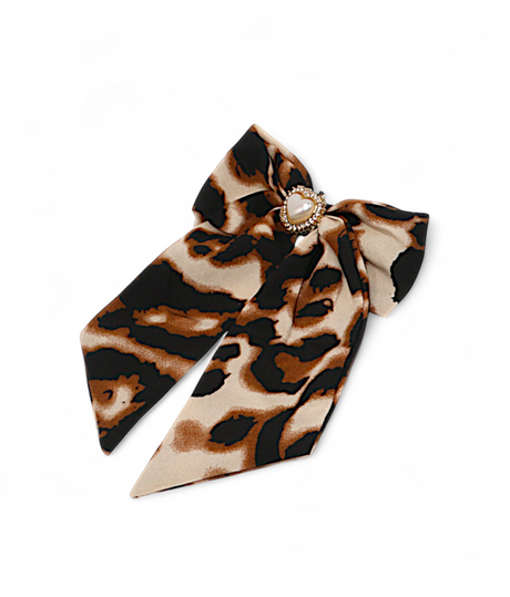 hair pin mix color bow tie printed