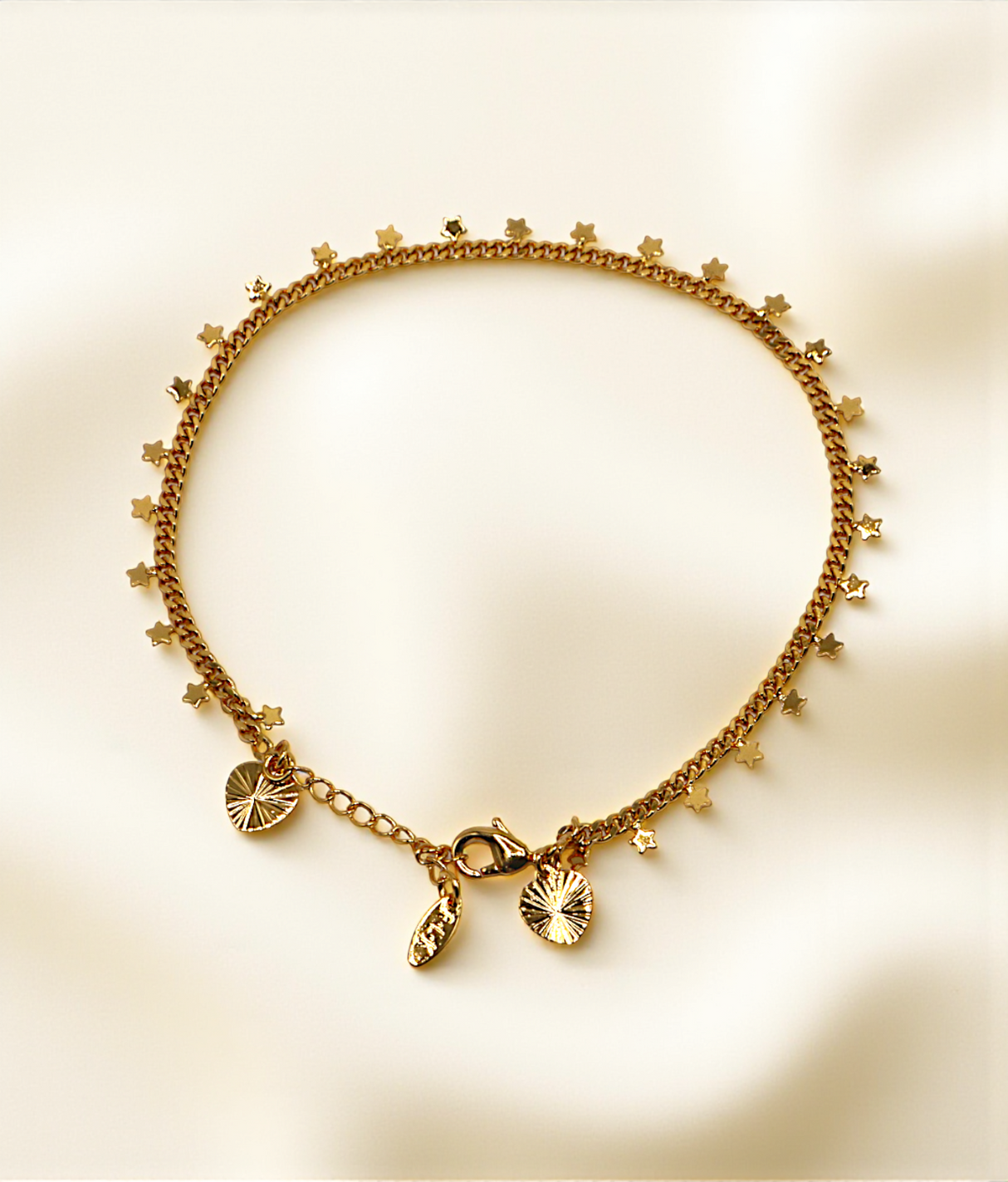 anklet golden star