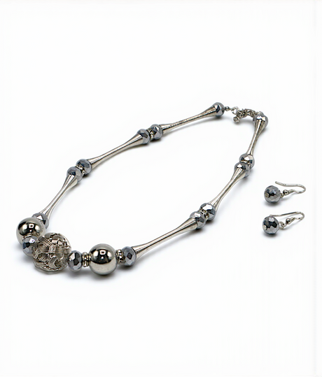 elagent mala & earrings set
