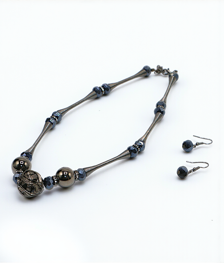 elagent mala & earrings set