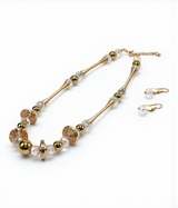 elagent mala & earrings set