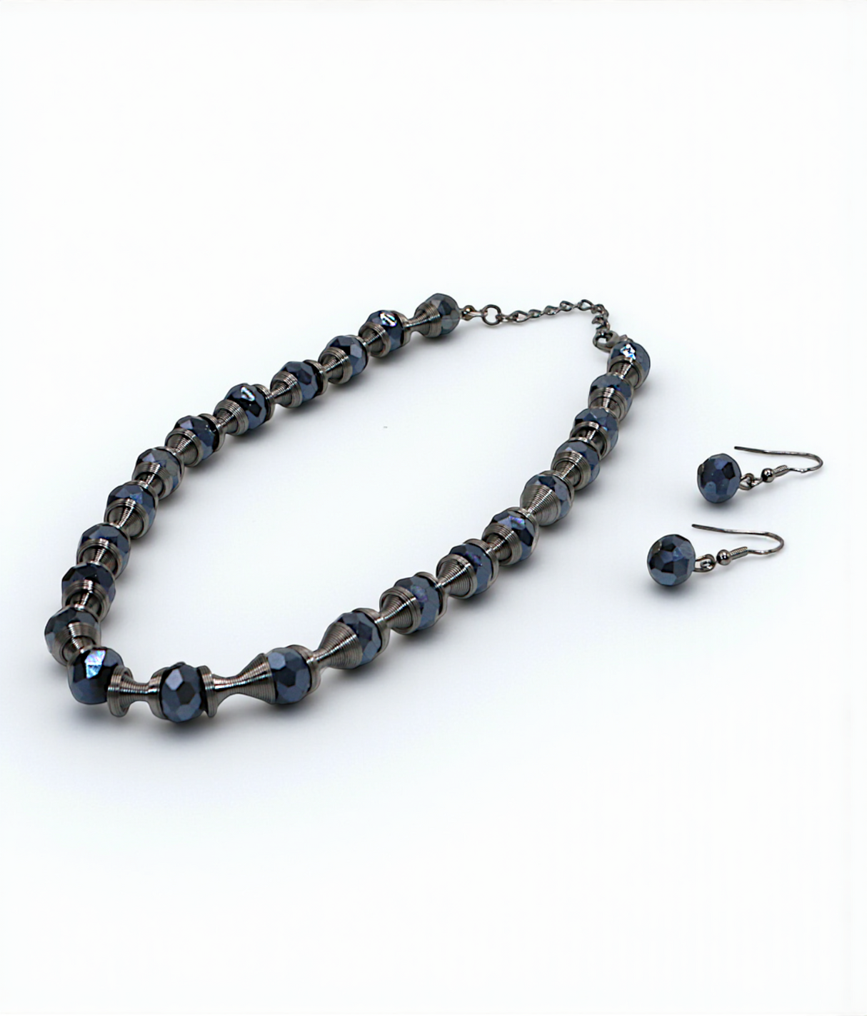 elagent mala & earrings set