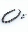 elagent mala & earrings set