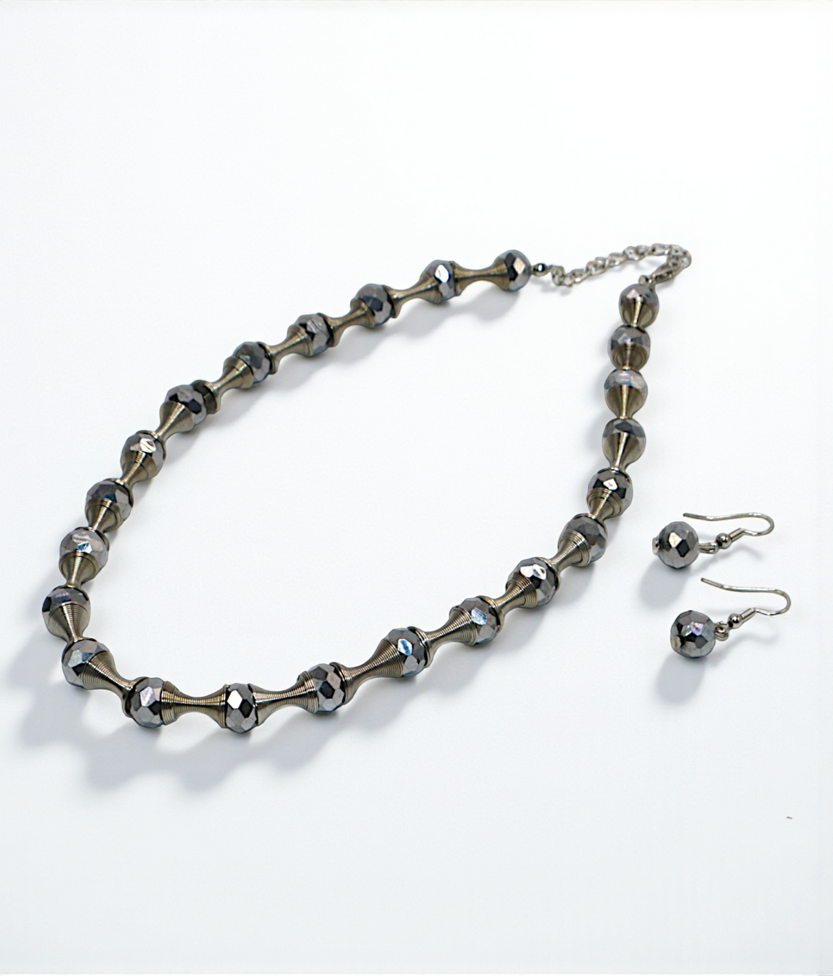 elagent mala & earrings set