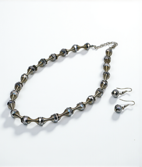 elagent mala & earrings set