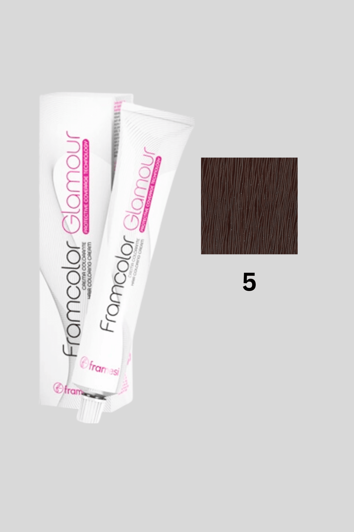 framesi hair color glamour 5 light chestnut 100ml