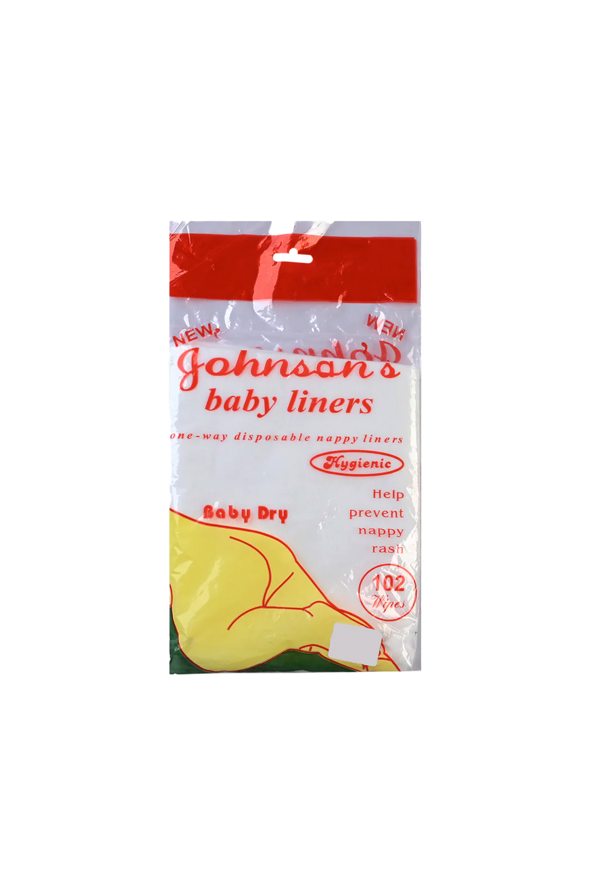 jonnsons baby nappy liners 100pc d604