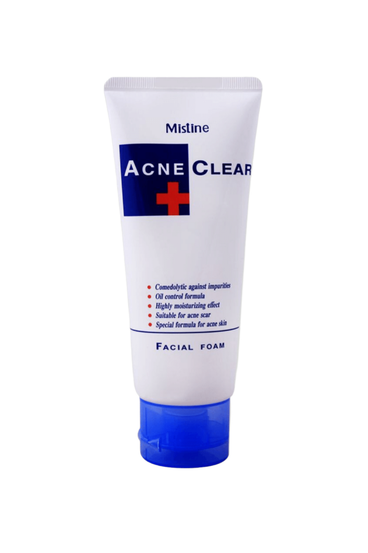 mistine face wash acne clear plus 85g