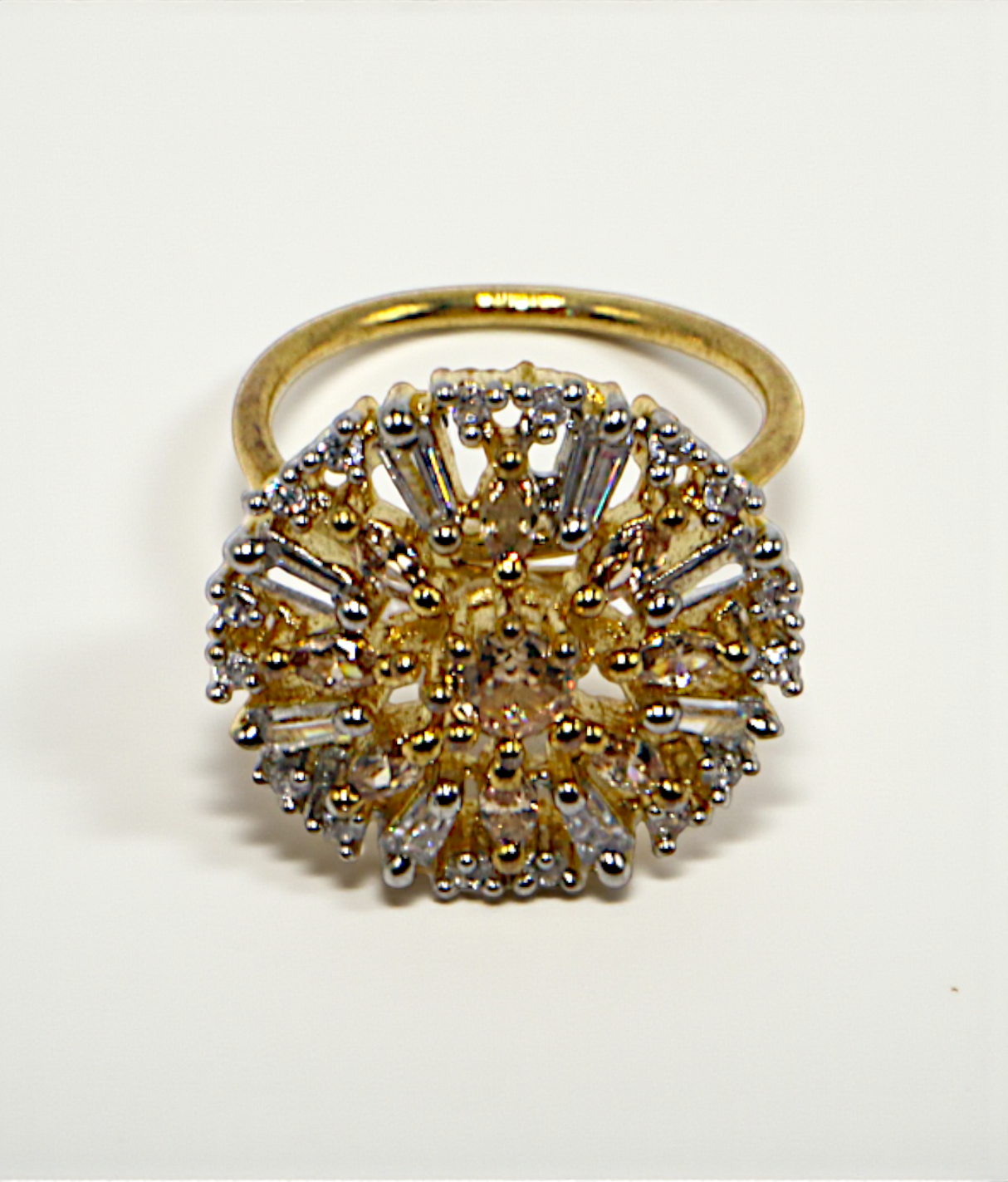 ring adjustable fancy stone