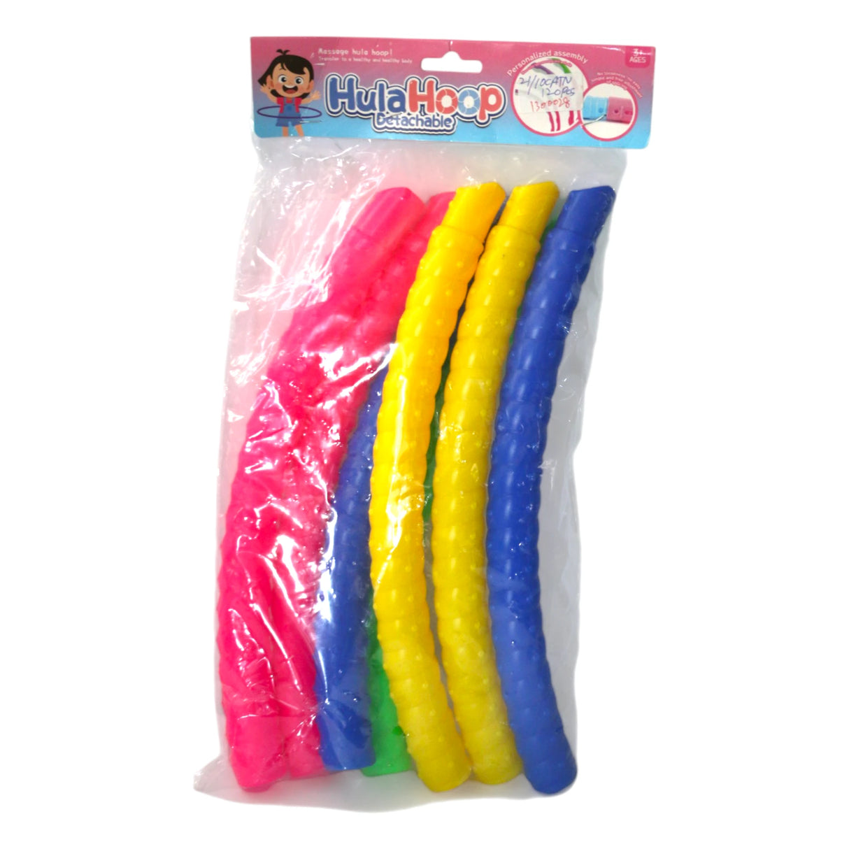 HULA HOOP 7PC 207 CRYSTAL PACK DOT CHINA