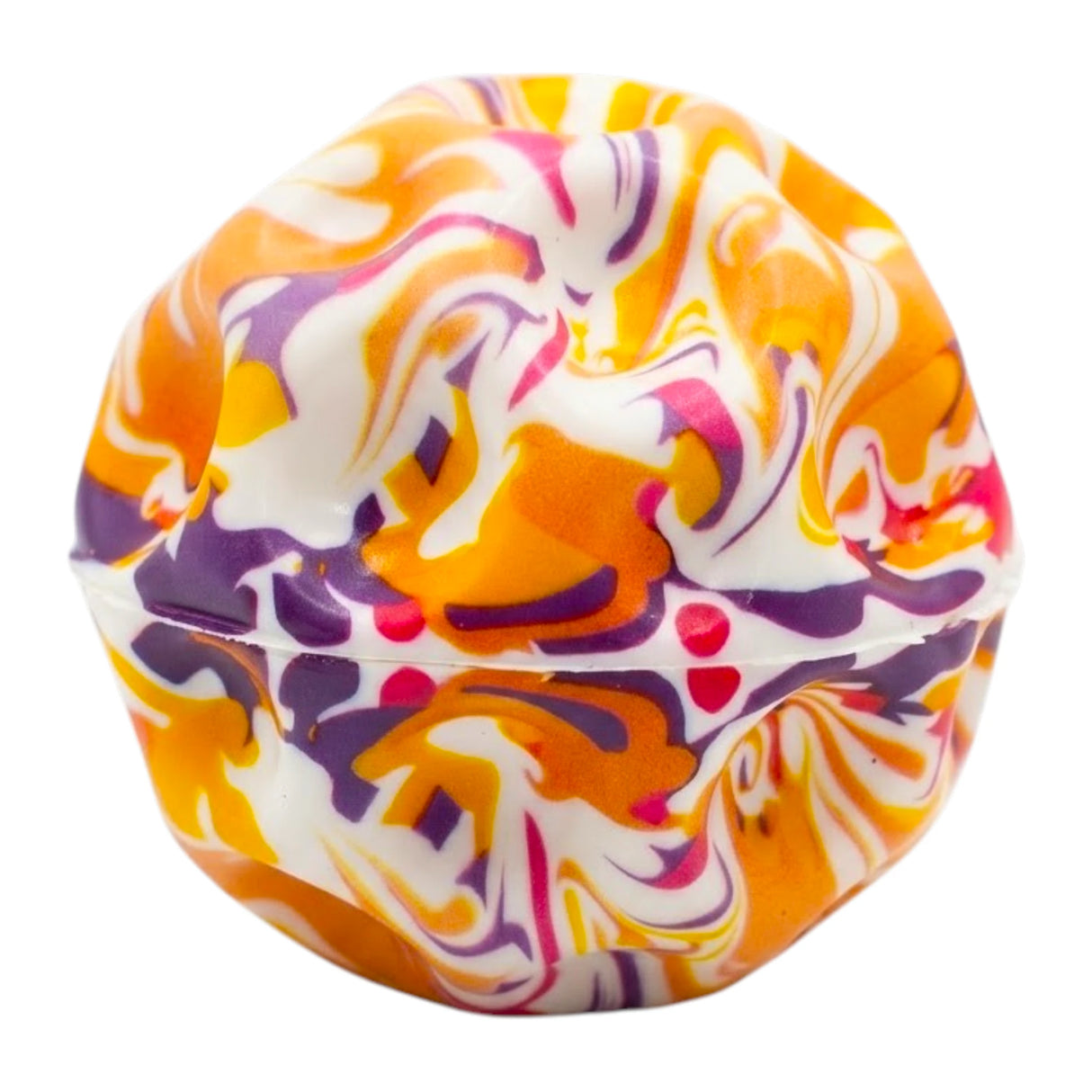 Bouncy Foam Ball – Multicolor Splash Print Stress & Play Ball