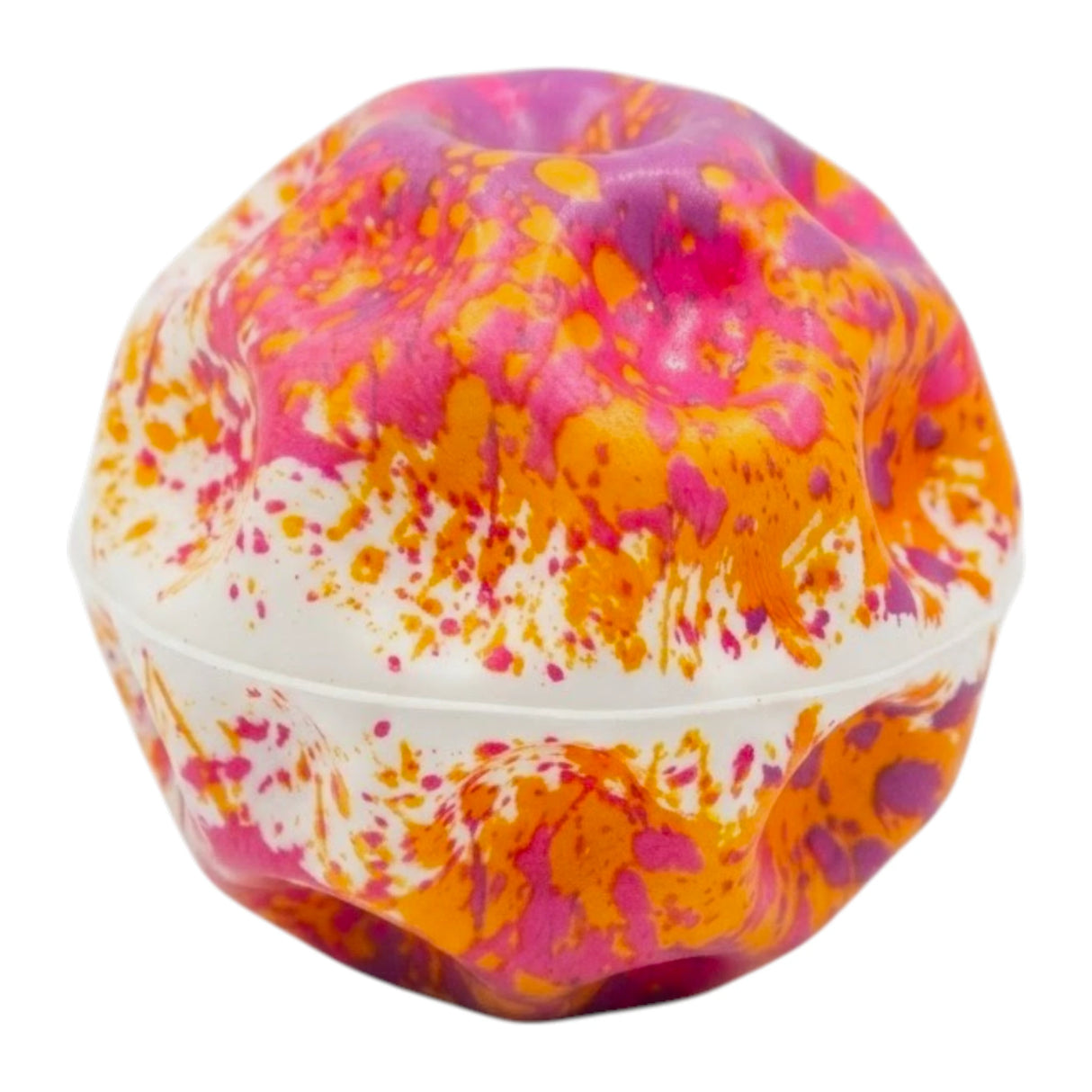 Bouncy Foam Ball – Multicolor Splash Print Stress & Play Ball